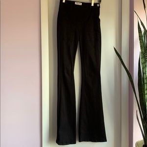FRAME denim French flair black jeans size24